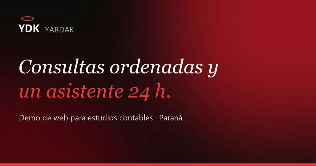 Demo de web para estudio contable